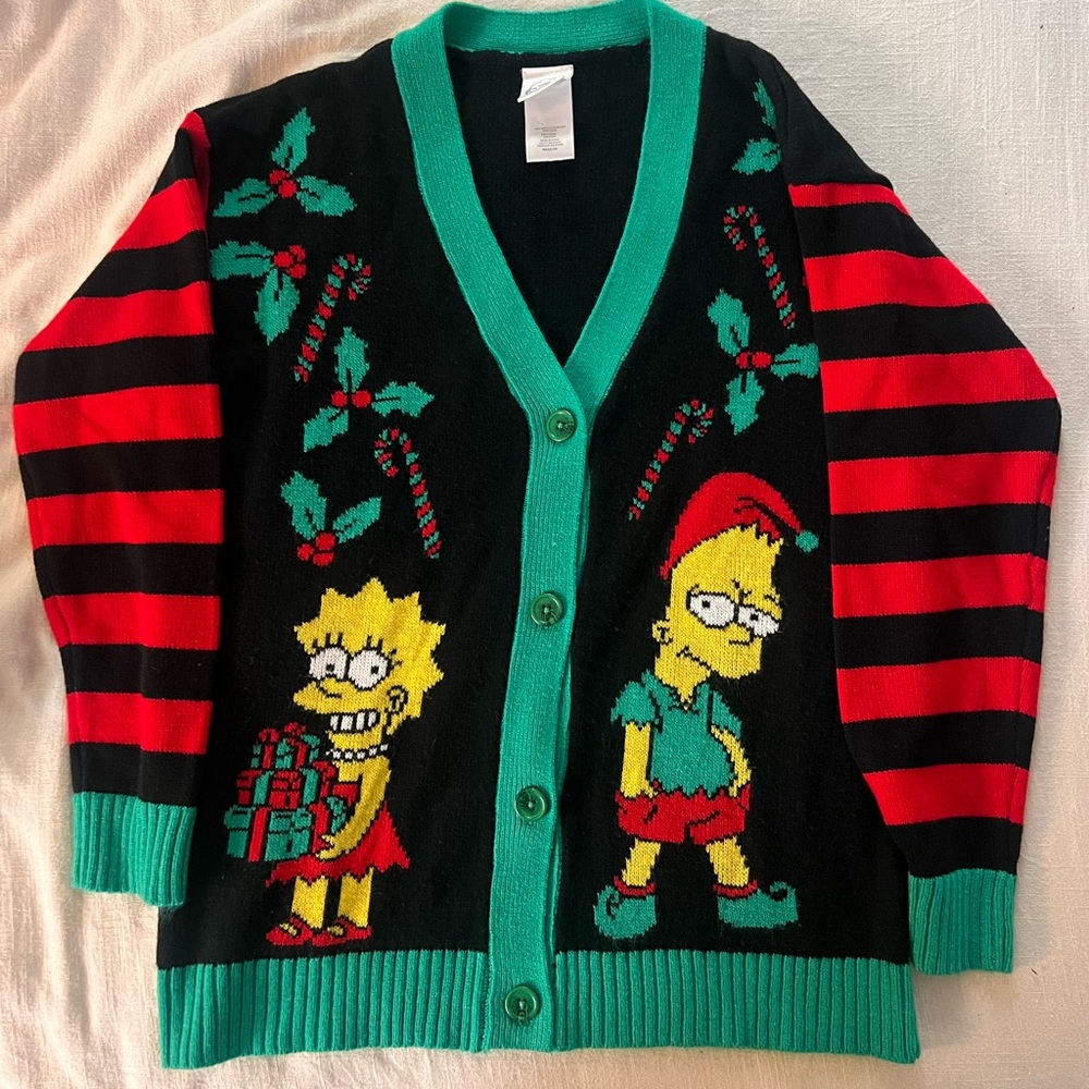 Christmas Sweater The Simpsons Size XS